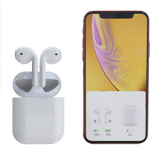 

S68 tw bluetooth earphone binaural call wirele bluetooth 5 0 earpod with charging box mic pop up window earbud for iphone xiaomi