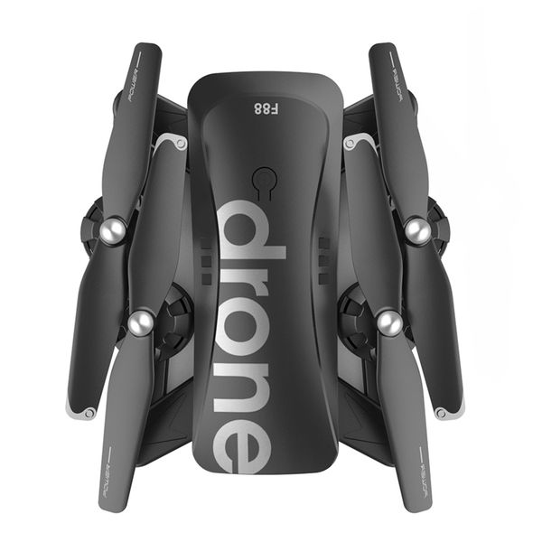 

f88 drone rc quadcopter foldable portable wifi drones with hd wide-angle live video camera altitude hold mode drone toys childre
