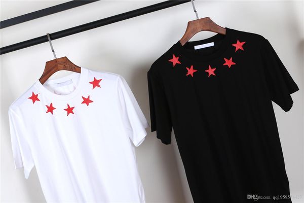 

new mens конструктора майка luxury париж мода tshirts лето женщина pattern футболка мужская top качество 100% хлопок тис kl803210, White;black