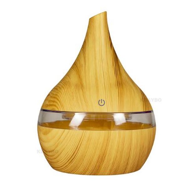 New 300ml USB Electric Aroma air diffuser wood Ultrasonic air humidifier Essential oil Aromatherapy cool mist maker for home free shipping