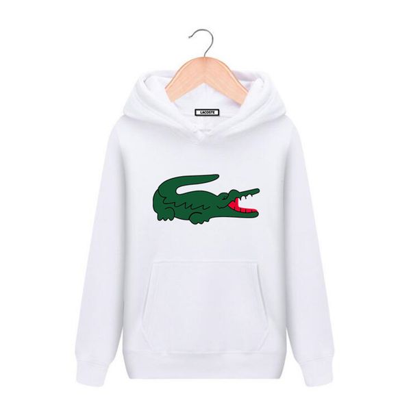 

19ss luxury/lacoste.crocodiles women men hip hop hoodies france brand fends jacket tracksuit sweaters designers clothing pullover island, Black