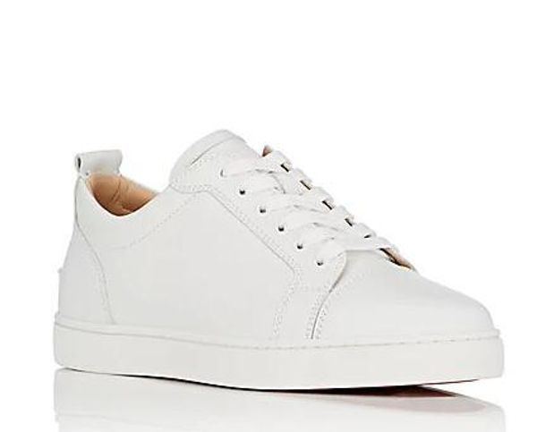 

low red bottom sneakers for men luxury black leather&spikes fashion casual mens womens shoes 2018 designer leisure big size c01