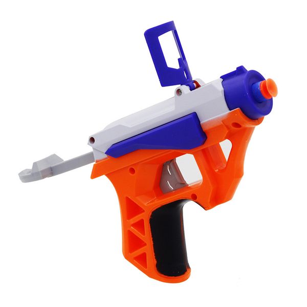 

toy gun with 4 soft bullets gun suits for nerf bullets long range toys pistol dart blaster kids christmas brithday gift