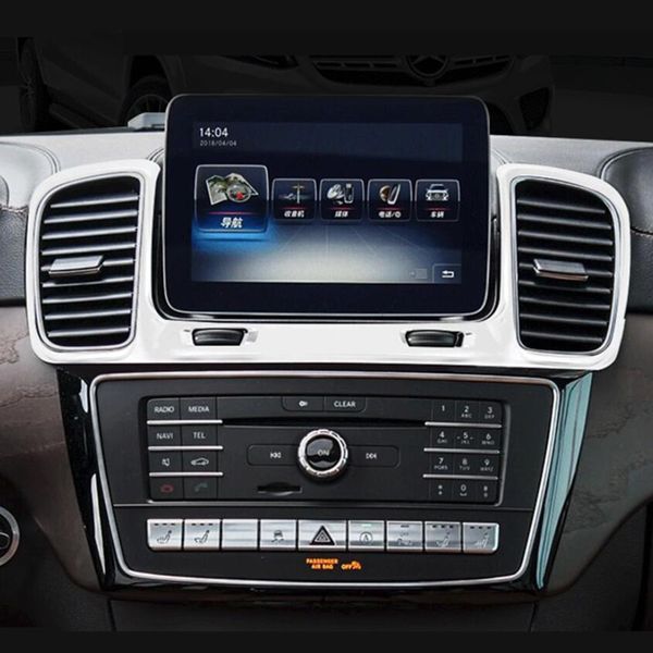 Center Console Air Conditioner Outlet Frame Decoration Cover Trim For Mercedes Benz Gle Gls 2016 2019 Abs Car Accessories Car Interior Buttons Car