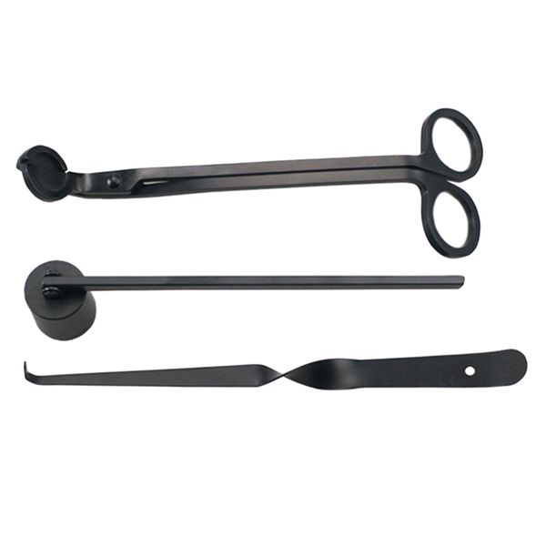 

candle accessory set candle wick trimmer 3pcs shear + cover + hook
