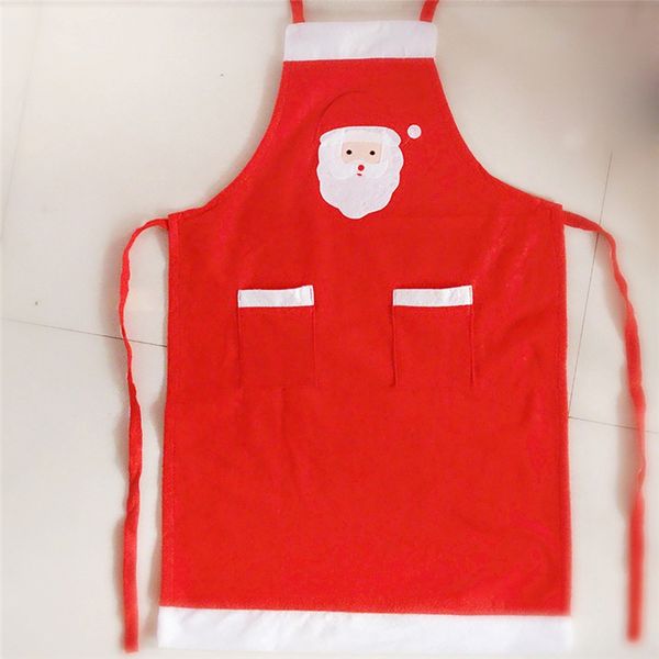 

santa claus pattern christmas apron