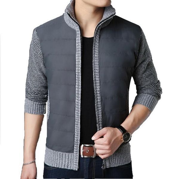 

turtleneck sweater coat brand sweaters mens cardigan thick slim fit jumpers knitwear zipper warm winter cardigan, White;black
