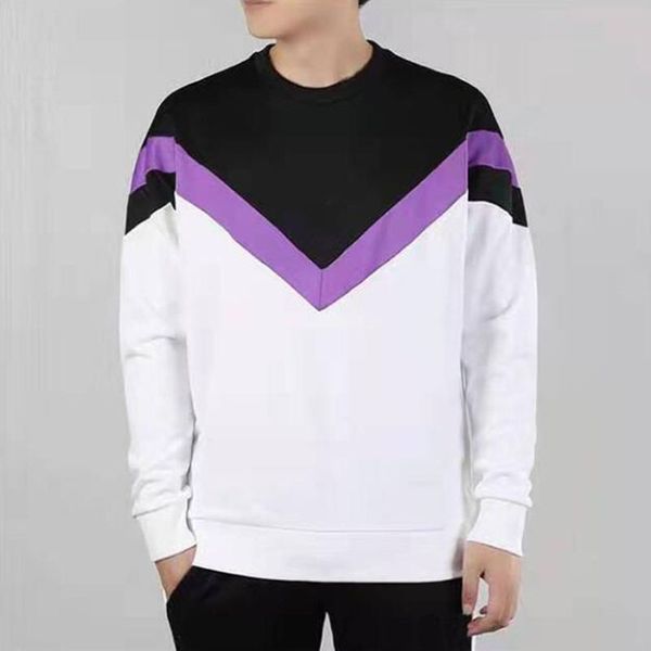 

mens designer hoodies causal patchwork hoodie sweatshirt street wear pullover hip hop men sweatshirts, Black