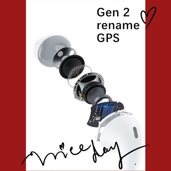 

gen 2 bluetooth headphones h1 chip change name gps tws bluetooth earphone wireless charging pk ap2 w1 chip i9s i200 i12 i18 i9000