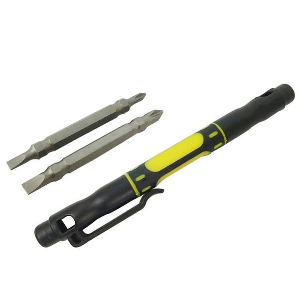 

mini pocket 4 in 1 durable alloy pen style bits hand tools screwdriver