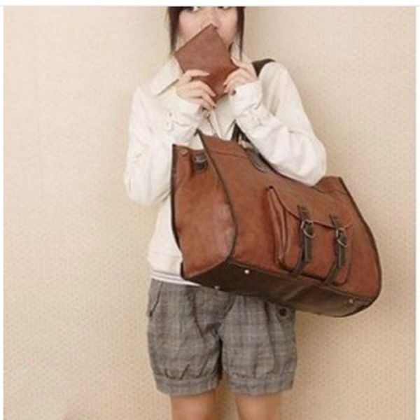 

new ladies fashion retro shoulder bag large capacity ladies handbags