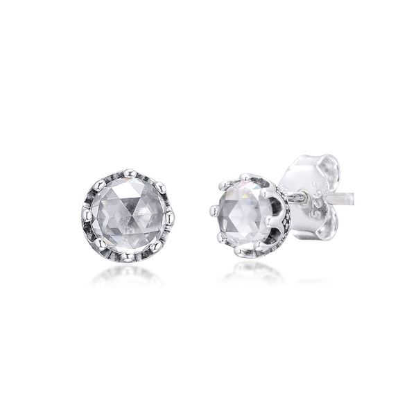 

gpy earrings for women sparkling crown stud earring pendientes kolczyki earings aretes brincos 925 sterling silver fine jewelry, Golden;silver