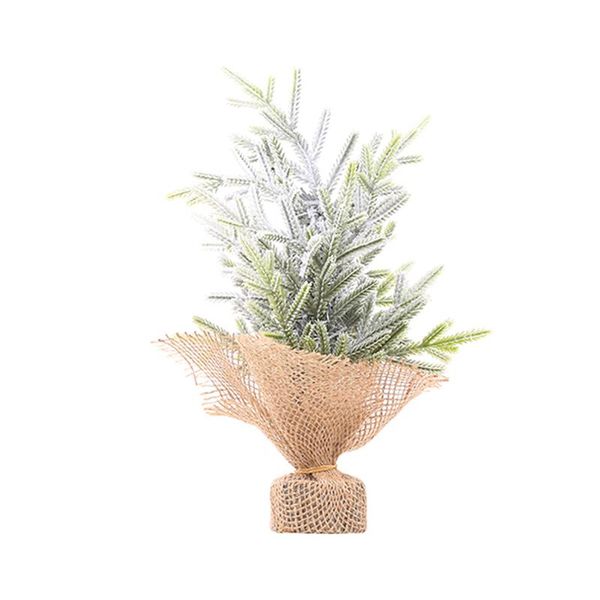 

burlap pe artificial plants christmas tree decorations xmas tree adornment fashion deskdecoration for home living room