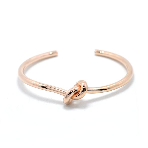 

wholesale- new arrive brand love bracelet women stainless steel roman numerals accessories zircon knot bangle & bracelets for women jewelry, Black