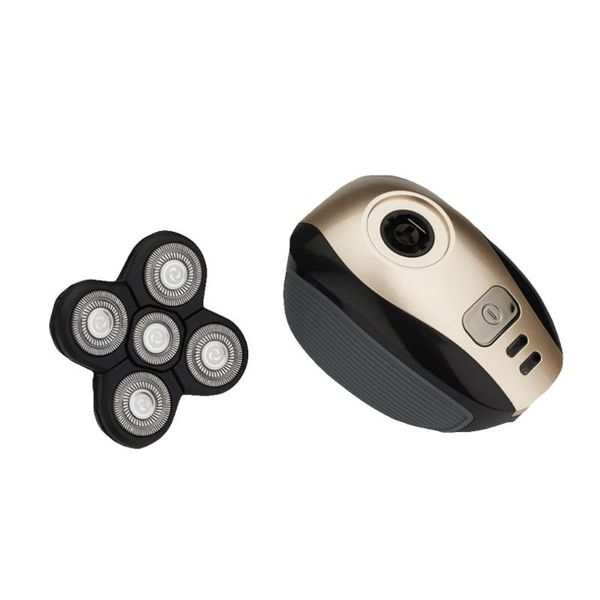 

rechargeable 5 in 1 multifunctional waterproof men electric shaver razor portable quick charge hair trimmer removal device