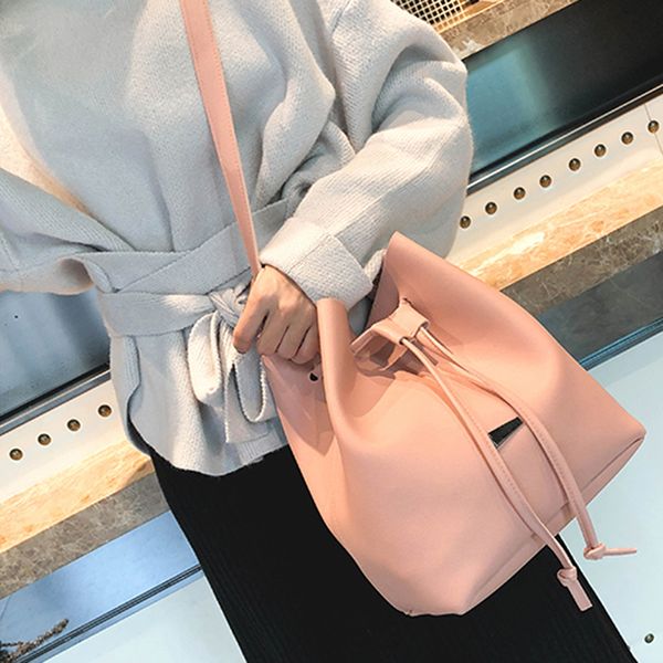 

women crossbody bags new spring shoulder small bag wild messenger korean version simple iron bucket bag casual female