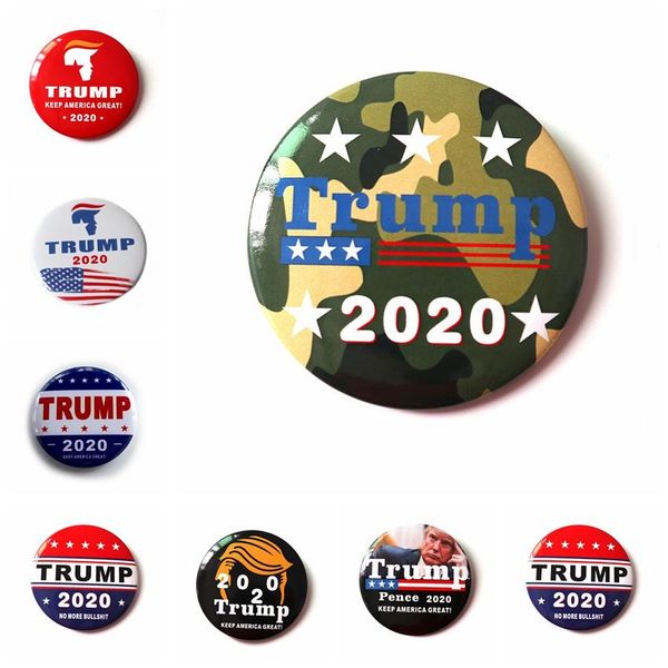 

новый trump 2020 брошь pins make america great снова дональд трамп для президента сша стекла pin dome отворота кнопка значки, Red;brown