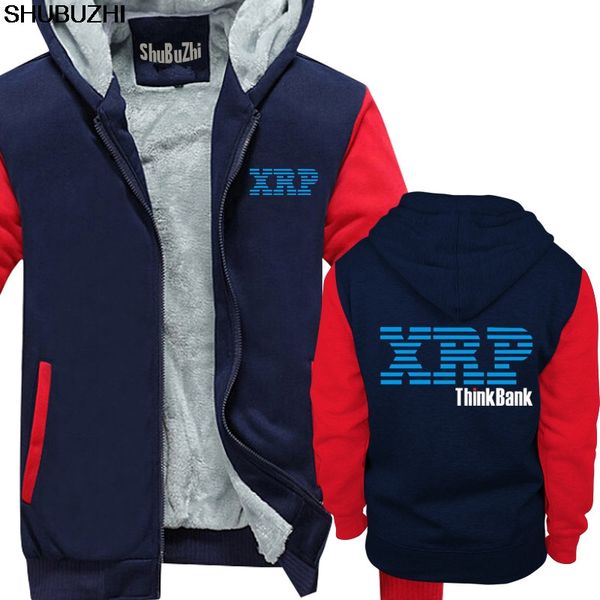 

xrp think bank autumn hoody - crypto currency cool casual pride winter thick hoodies men autumn hoody warm coat sbz1416, Black