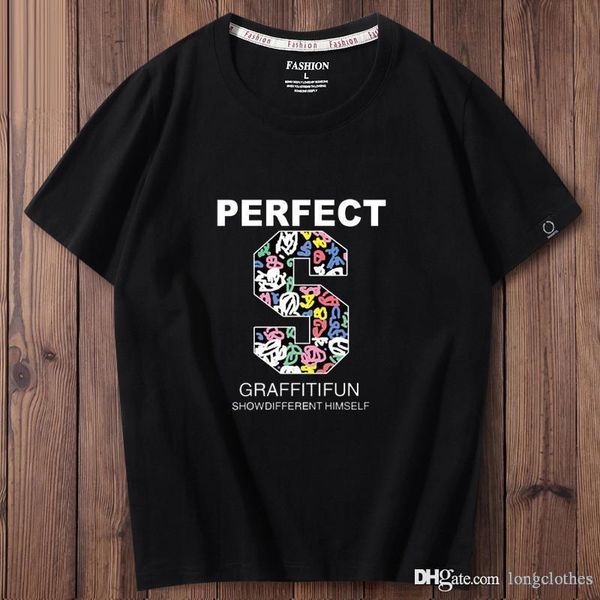 

2020 new style men designer t shirts designer mens t shirt casual street youth man fashion street loose sport couples eu size, White;black