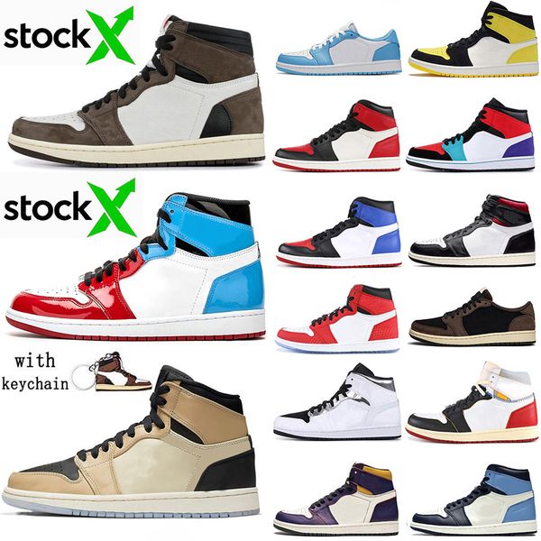 

скидка fossil 1 high travis scotts low бесстрашный obsidian mens basketball обувь spiderman unc 1s топ 3 banned бред toe спорт кроссовки, White;red