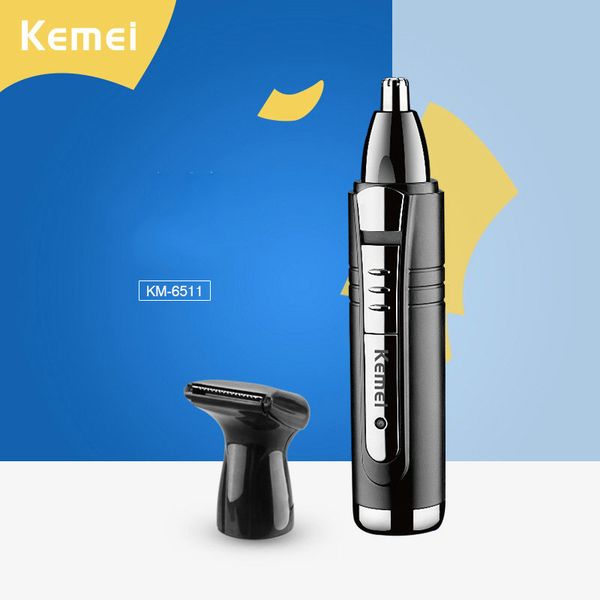 

kemei km - 6511 2 in 1 rechargeable tagliacapelli nasali shaver razor men clipper hair remover m lxbbb