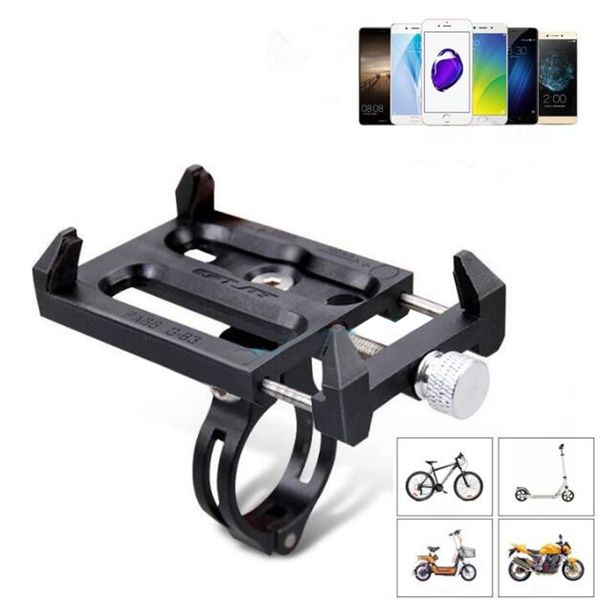 

gub g-83 anti-slip universal bicycle bike 3.5-6.2inch phone holder mount bracket for smart mobile cellphone handlebar clip sta