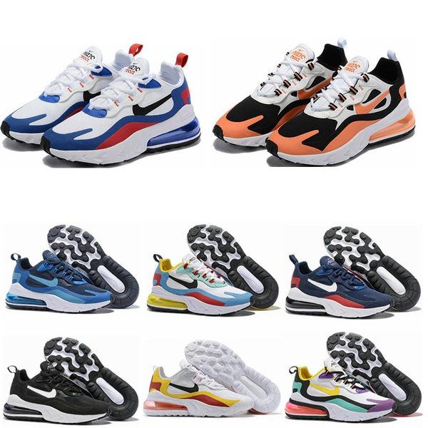 

drop shipping famous cushion react boots mens athletic sports training sneakers bauhaus optical blue void light running shoes size 36-45 j6