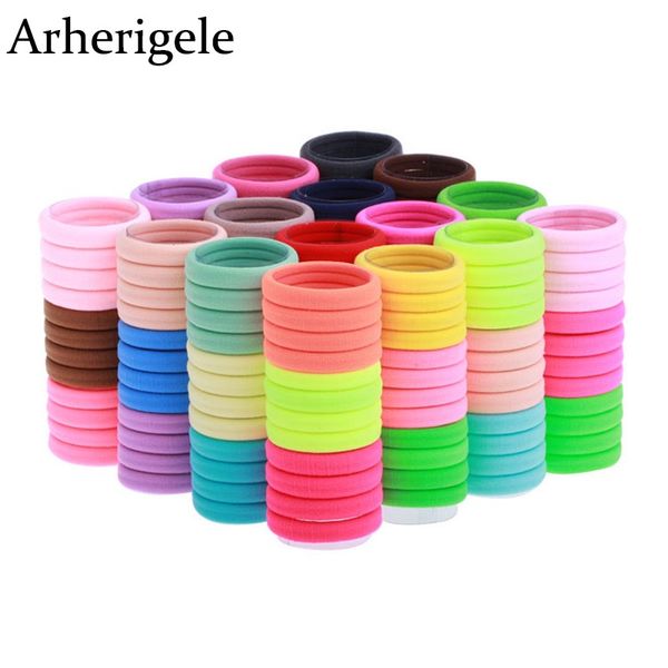

arherigele 50pcs/lot hair accessories for girls scrunchies elastic hair bands for women rubber band rope ties gum hairbands