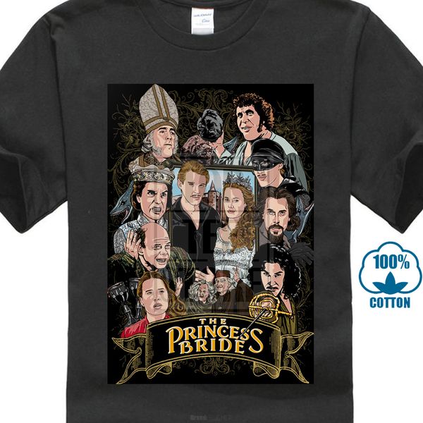 

princess bride movie timeless licensed t shirt hip hop novelty grey men's brand clothing, White;black