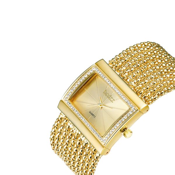 

2018 new arrive women dress watches, silver gold alloy chain band analog quartz wrist bracelet watch, Slivery;brown