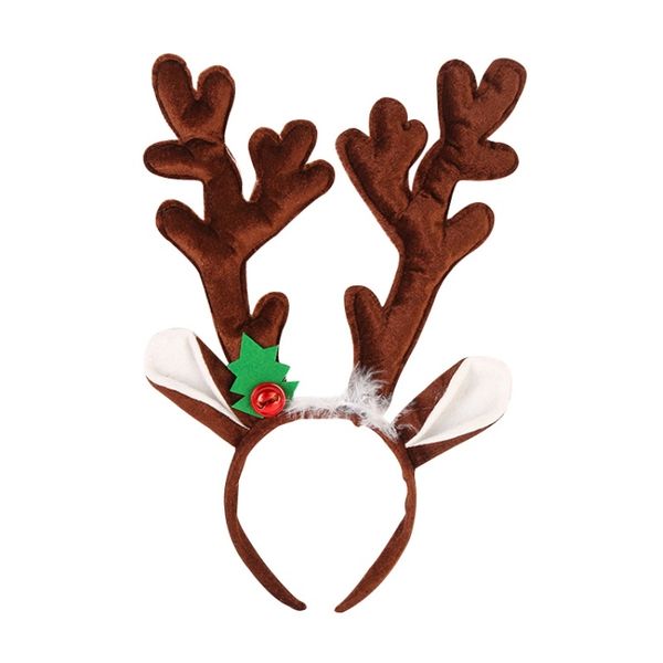 

elk deer horns headband cute reindeer antlers hair hoops christmas party costume supplies christmas decorations