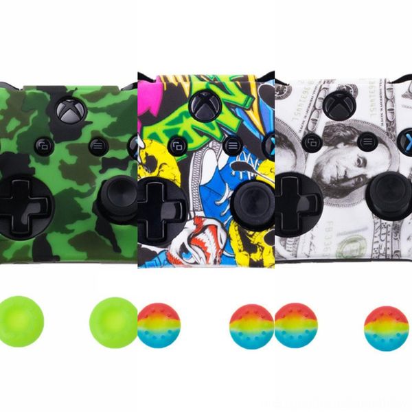 

bbtpv muti color anti-slip soft for rubber controller protective case cover skin sleeve silicone xbox one s skin gaming accessories