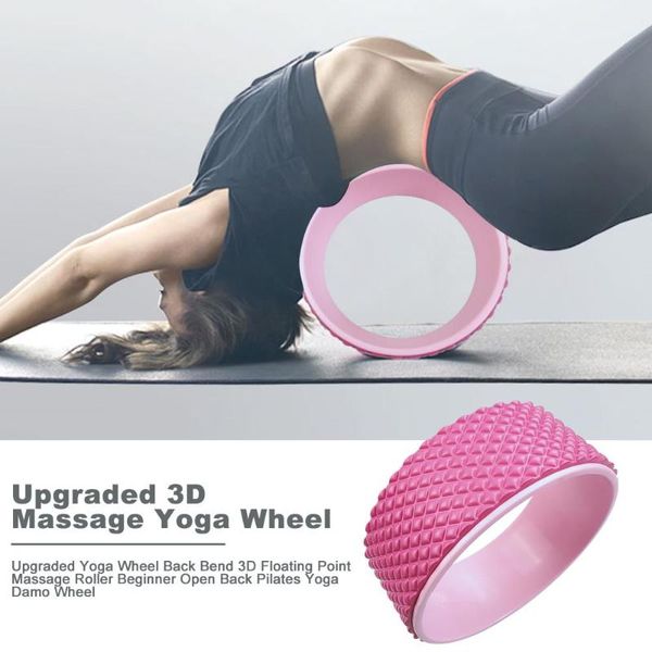 

yoga pilates wheel waist shape bodybuilding fitness roller yoga fitness roller wiel terug training tool afslanken magic taille