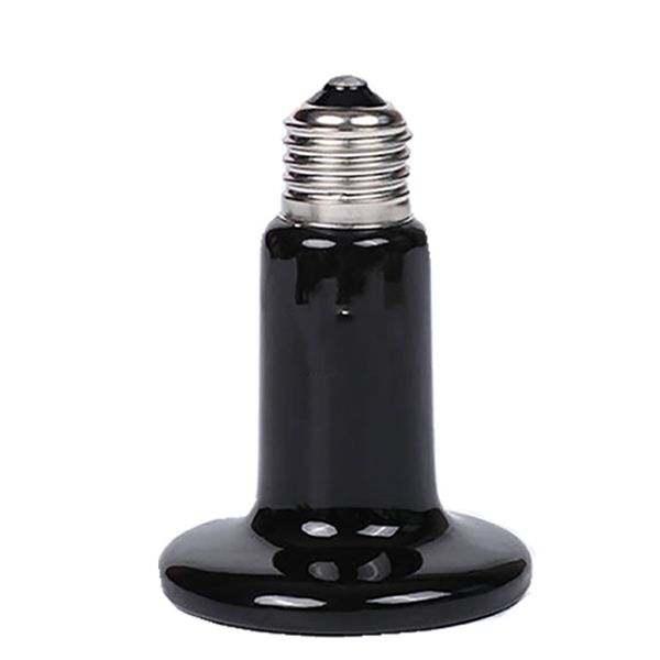 

10pcs reptile heating lamp 25/50/75/100/150/200w ceramic infrared lamp reptile bulb temperature control equipment 220v-240v
