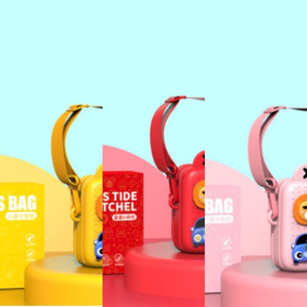 

children's children's diy small small tide student bag kindergarten cartoon cute kachu diy messenger bag