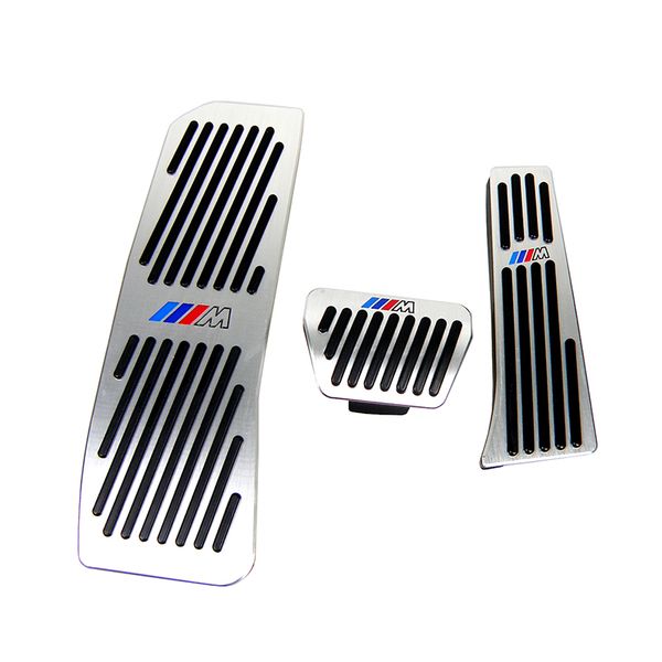 

no drill gas brake footrest pedal plate pad for bmw new 5 series (2018---) aluminum alloy gas brake pedal