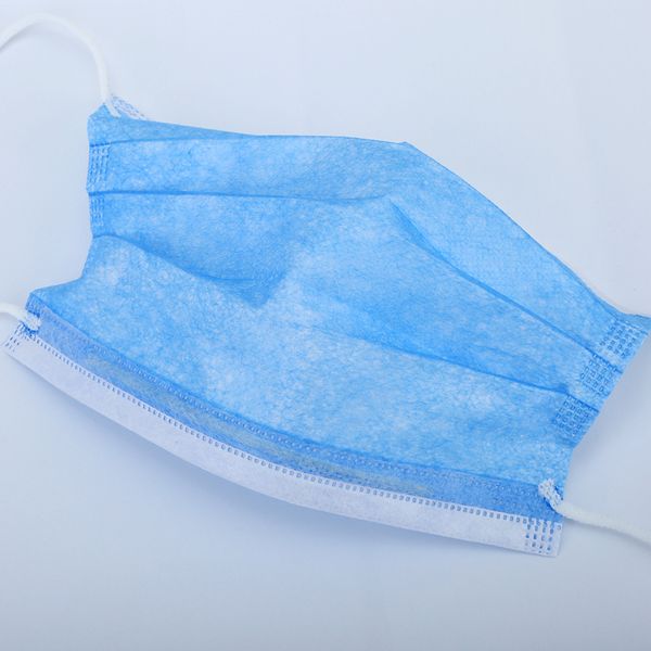 

100шт быстрая доставка анти-загрязнение фильтр безопасности пылезащитная маска одноразовая защита 3-слойный ушной вкладыш нетканый рот защит