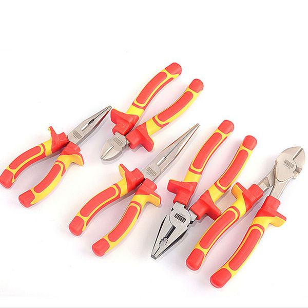 

pliers uneefull insulation electrical cable wire stripper cutters cutting side snips multi-function long hand tool
