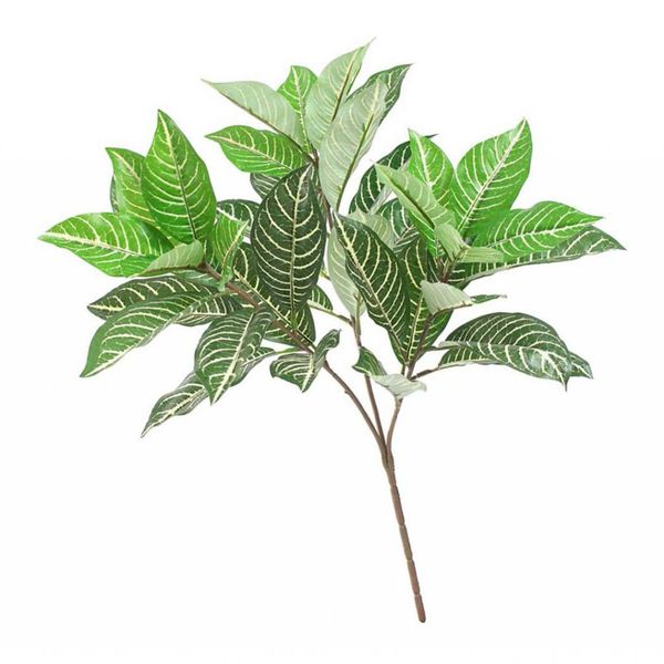 

zebra leaf artificial plants fake fern green leaf tree for home garden decor