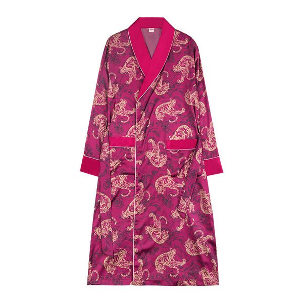 

pajama robe suit silk-like pajamas men shorts's nightgowns &amp sleepshirts home service two piece set sleep & lounge, Black;brown