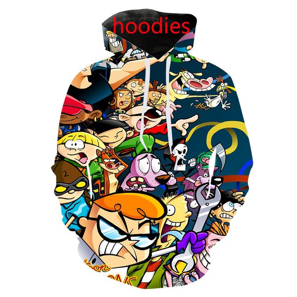 

90s cartoon 3d print vests/tee shirt/sweatshirts/zip hoodies/pants fashion men harajuku funny streetwear hip hop tracksuit coats, Black