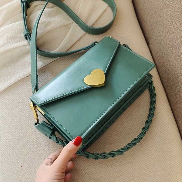 

elegant female square crossbody bag 2020 fashion new quality pu leather women's handbag weave shoulder messenger bag