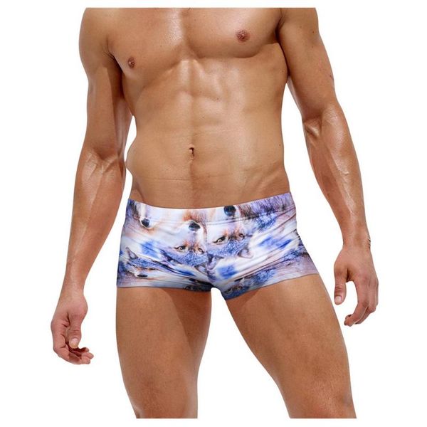 

men's swimwear womail 2021 summer fashion bodybuild gradient trunks beach swimming shorts boxer women tankini swimsuit#q