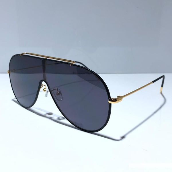 

0671 designer sunglasses for men popular uv protection fashion oval round full frame sunglasses come with case, White;black