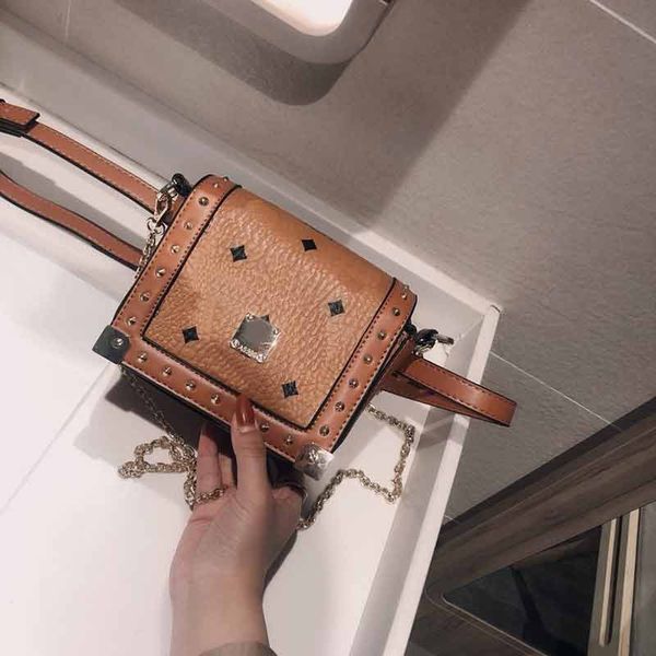 

designer luxury handbag purse m purse waist bag fannypack chain shoulder bag belt purse bag rivet style purses