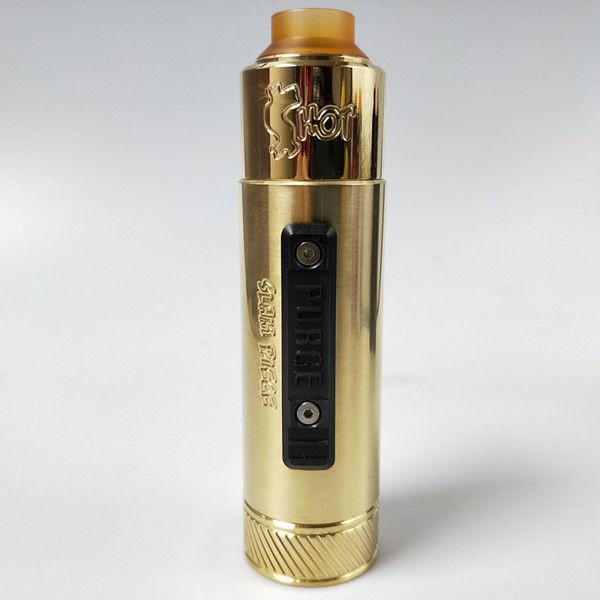

чистящий удар кусок мех мод комплект клон 21700 механический мод vape с 30 мл рда латунь черный красный цвет