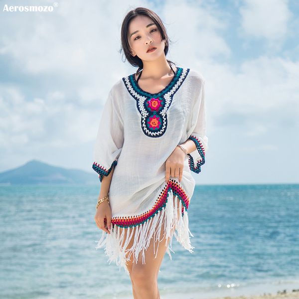 

традиционная кисточка саронг из льна пляжная накидка бикини женский купальник пляжное платье бикини ups tunique plage femme, Blue;gray