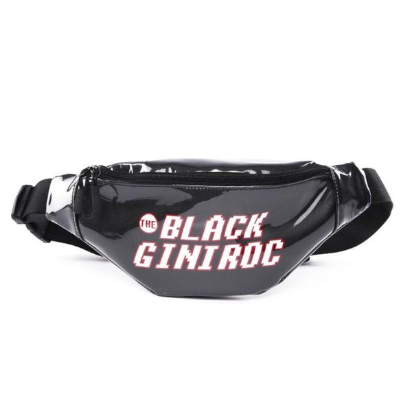 

bright pu leather shoulder bag chest waist pack zip crossbody bags