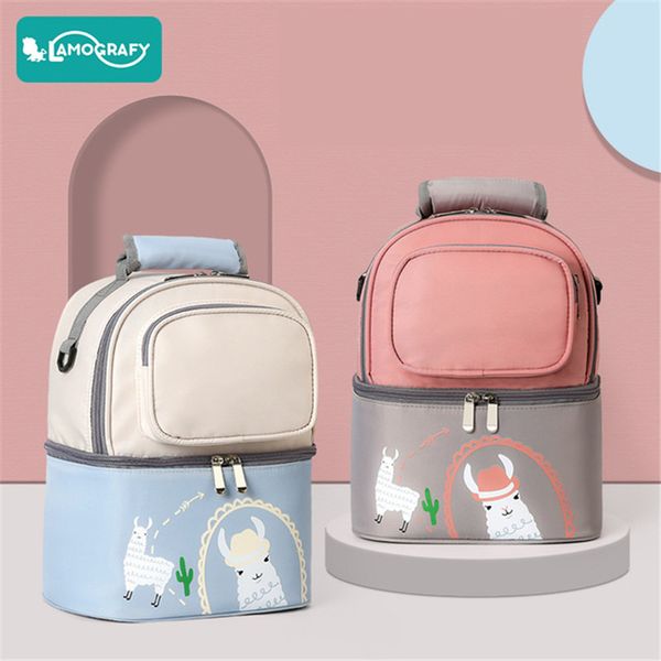 

new waterproof breast milk nursing bag cooler bags double layers baby bottle thermal insulated bags for mother travel baby bag