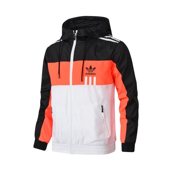 

new mens designer jackets brand windbreaker patchwork sports brand long sleeve coats running jacket men's hoodies sweatshirts, Black